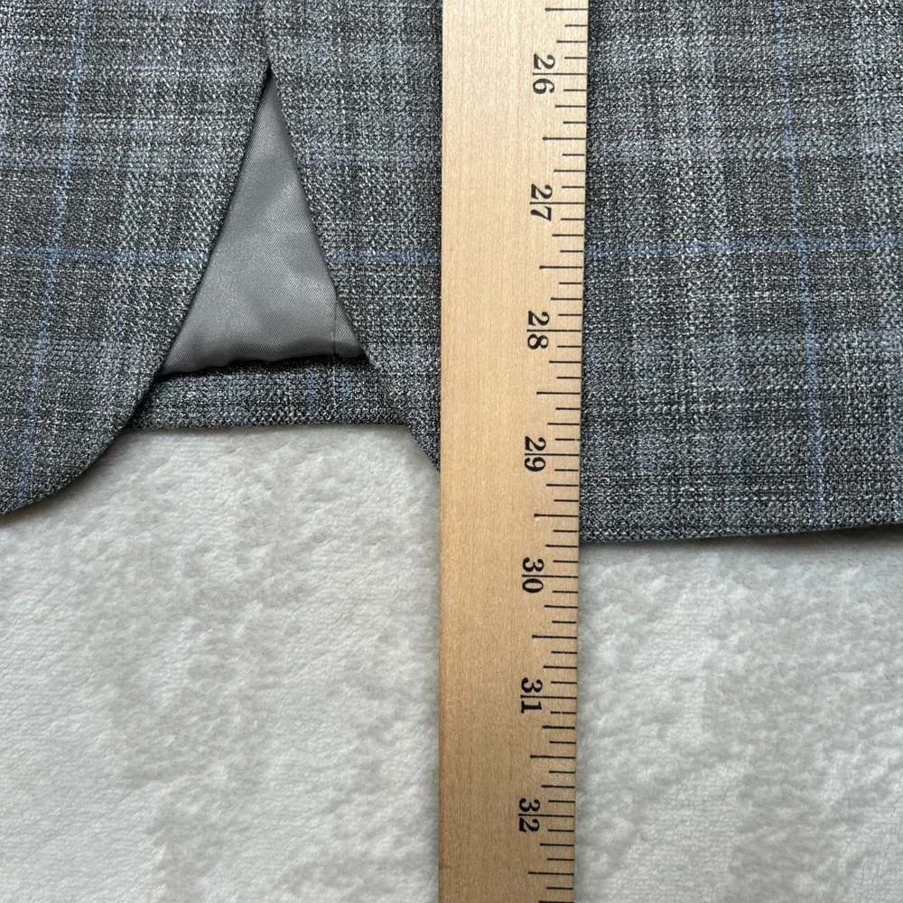 Tommy Hilfiger Modern-Fit Sport Coat Mens 38R 38 Gray Plaid‎ $295 NEW